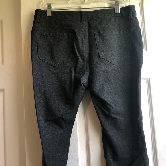 Lauren Conrad Super Skinny Large Gray Work Pants - Picture 4 of 6